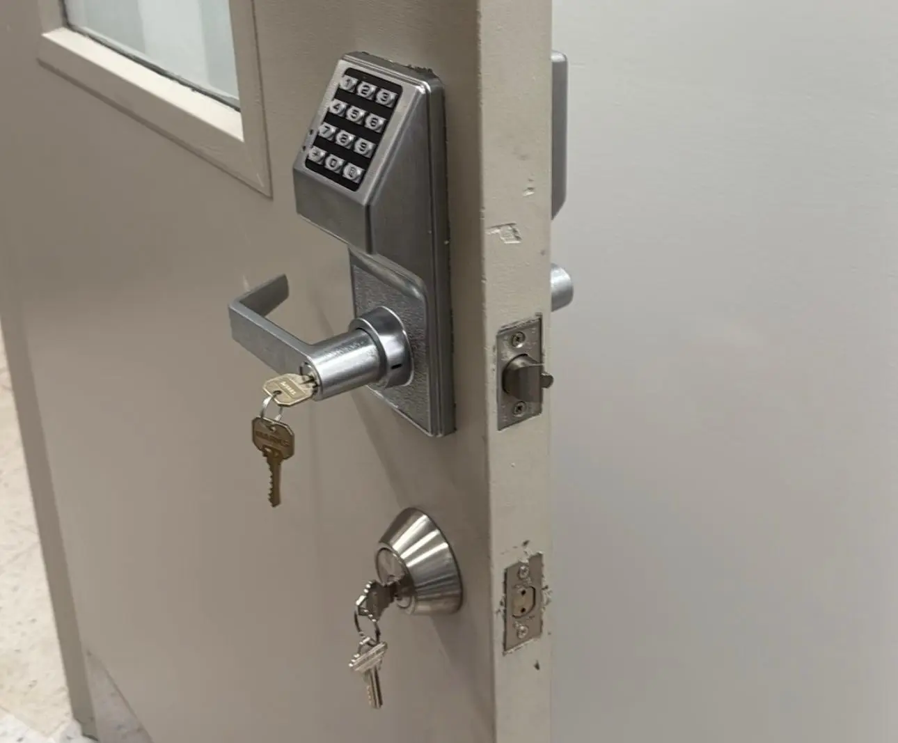 Access control system installation for commercial buildings